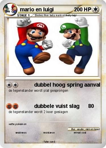 Pokemon mario en luigi