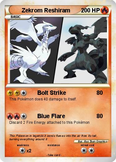 Pokemon Zekrom Reshiram
