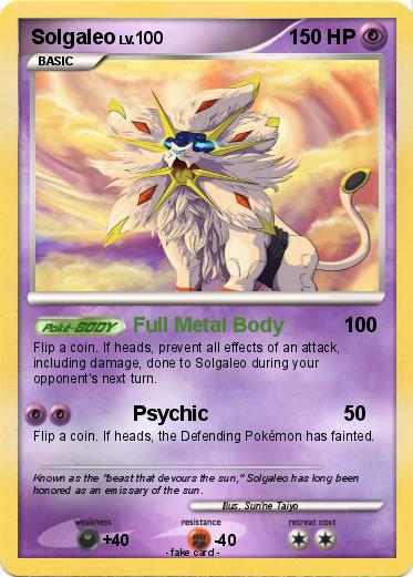 Pokemon Solgaleo