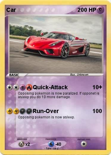 Pokemon Car