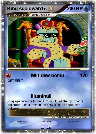 Pokemon King squidward