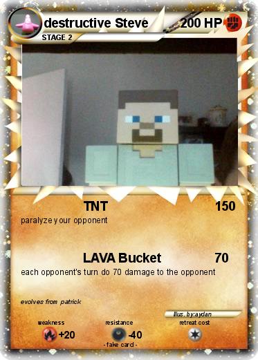 Pokemon destructive Steve