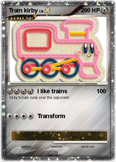 Pokemon Train kirby