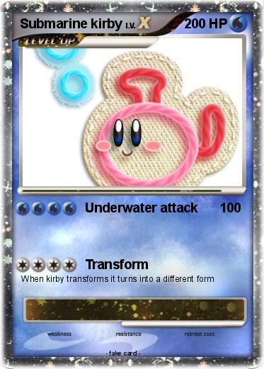Pokemon Submarine kirby