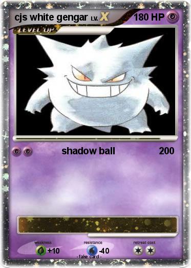 Pokemon cjs white gengar