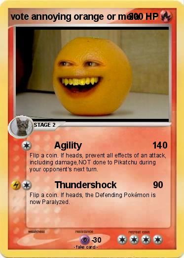 Pokemon vote annoying orange or mela
