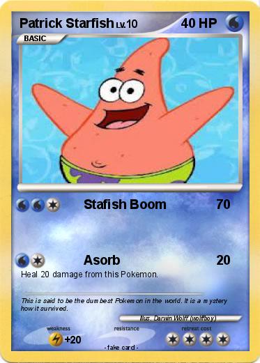 Pokemon Patrick Starfish
