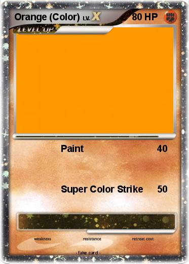 Pokemon Orange (Color)