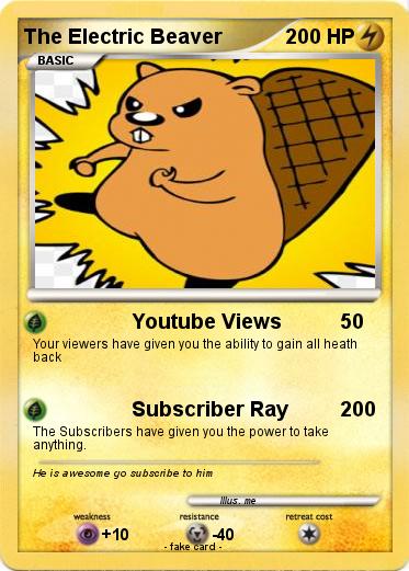 Pokemon The Electric Beaver