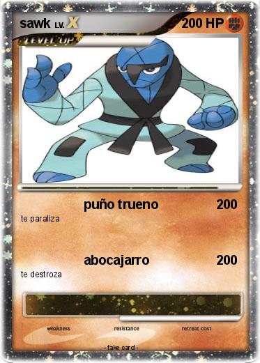 Pokemon sawk