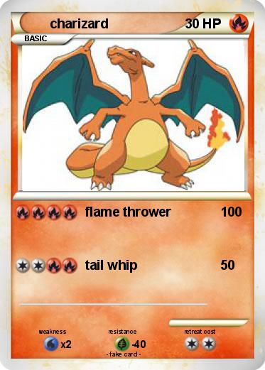 Pokemon charizard