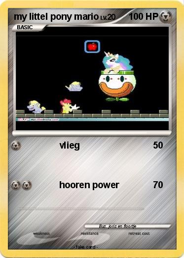 Pokemon my littel pony mario