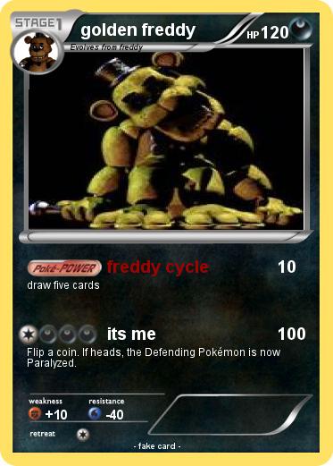 Pokemon golden freddy