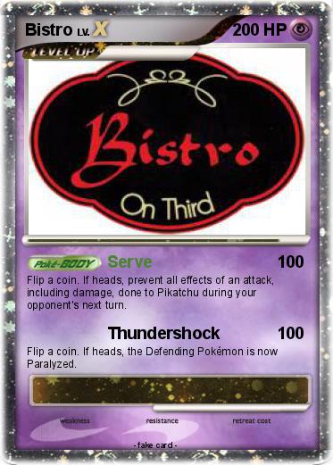 Pokemon Bistro