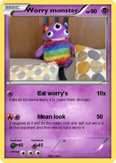 Pokemon Worry monster