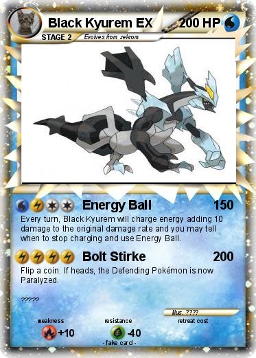 Pokemon Black Kyurem EX