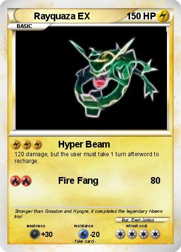 Pokemon Rayquaza EX