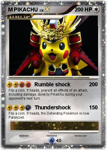 Pokemon M PIKACHU