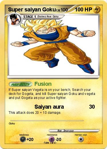 Pokemon Super saiyan Goku