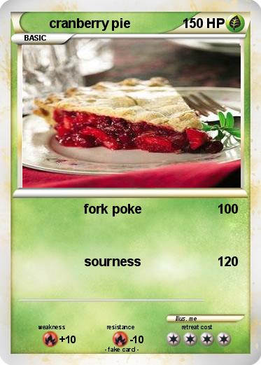 Pokemon cranberry pie