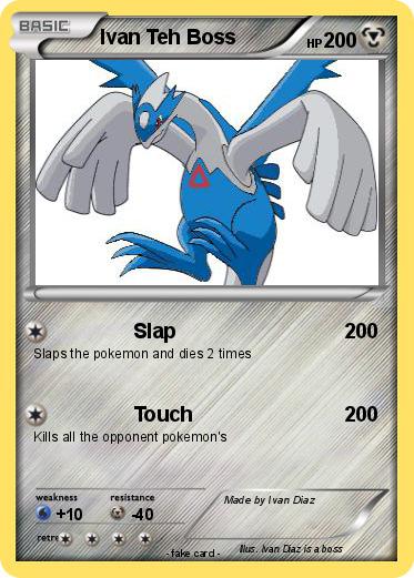Pokemon Ivan Teh Boss
