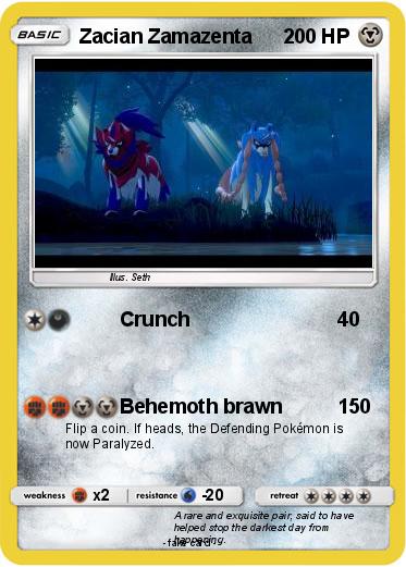 Pokemon Zacian Zamazenta