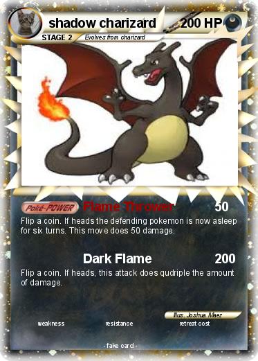Pokemon shadow charizard