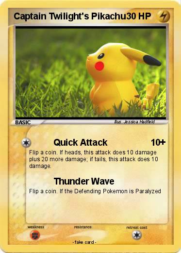 Pokemon Captain Twilight's Pikachu