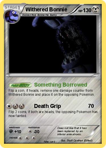 Pokemon Withered Bonnie