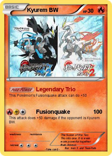 Pokemon Kyurem BW