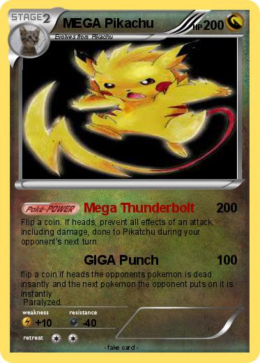 Pokemon MEGA Pikachu