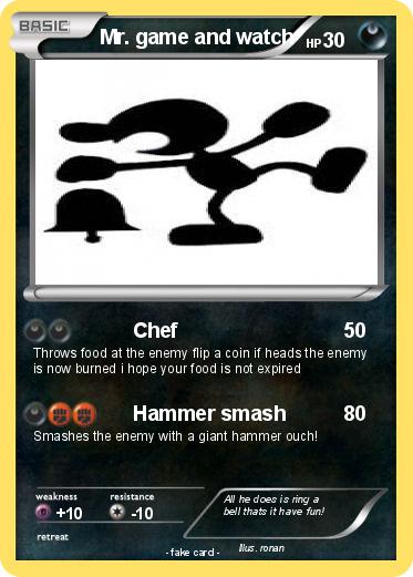 Pokemon Mr. game and watch