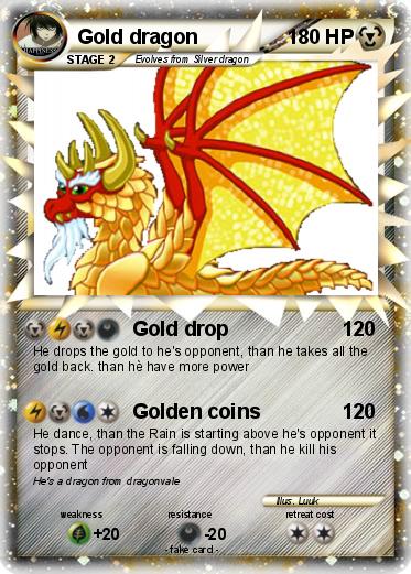 Pokemon Gold dragon