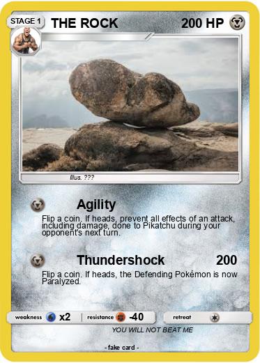 Pokemon THE ROCK
