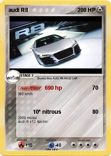 Pokemon audi R8