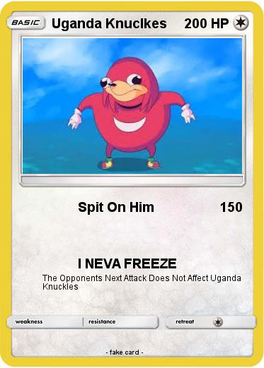 Pokemon Uganda Knuclkes