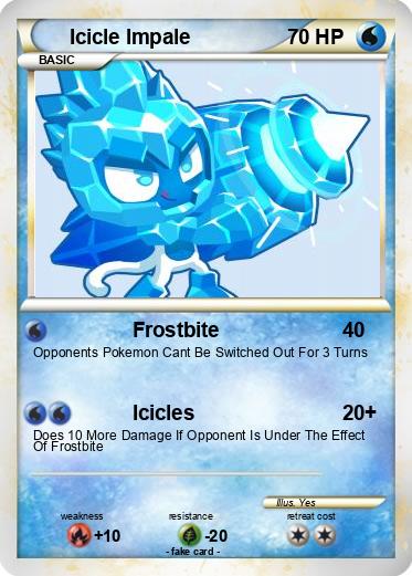 Pokemon Icicle Impale