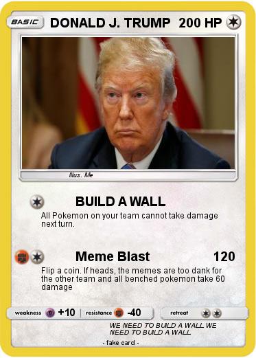 Pokemon DONALD J. TRUMP