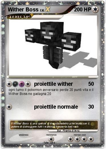 Pokemon Wither Boss