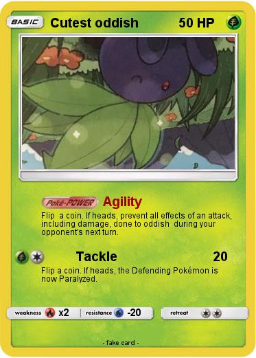 Pokemon Cutest oddish