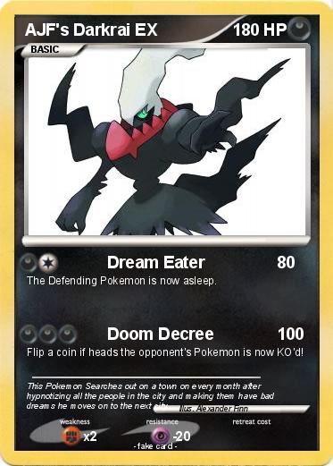 Pokemon AJF's Darkrai EX
