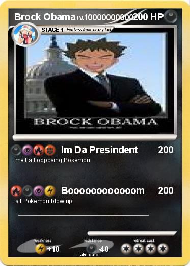 Pokemon Brock Obama