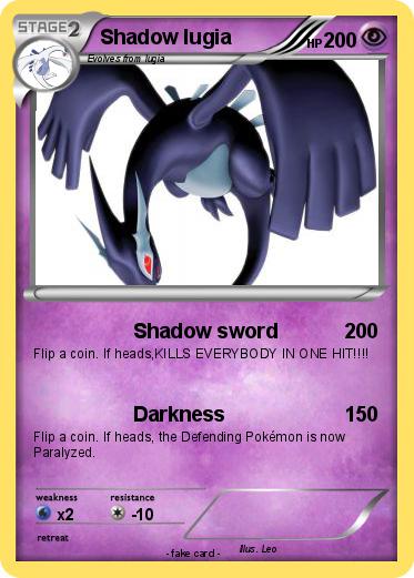 Pokemon Shadow lugia