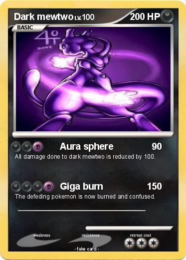 Pokemon Dark mewtwo