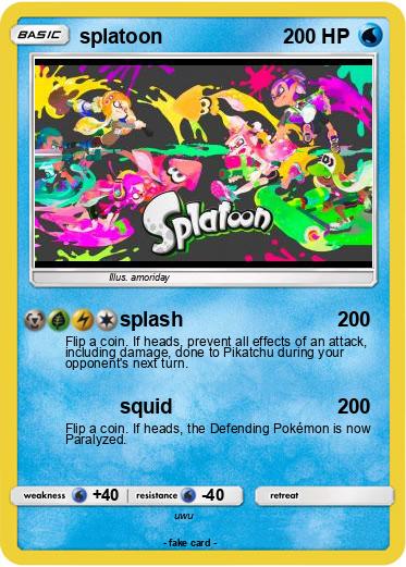 Pokemon splatoon
