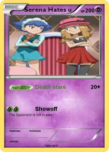 Pokemon Serena Hates u