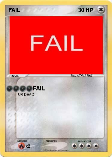 Pokemon FAIL