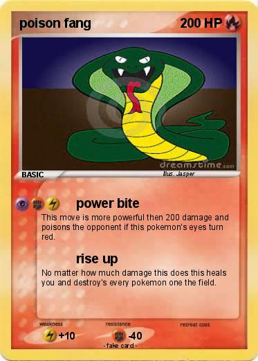 Pokemon poison fang