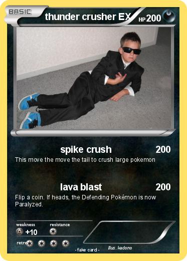 Pokemon thunder crusher EX