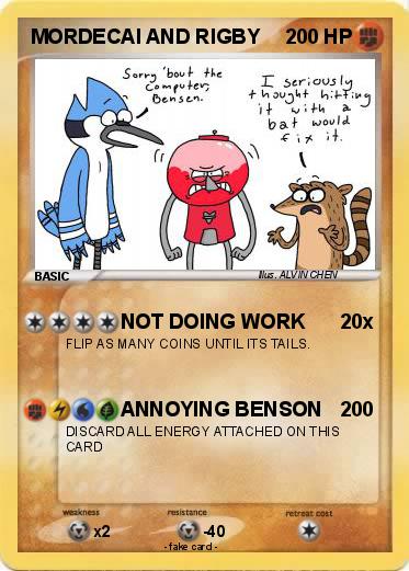Pokemon MORDECAI AND RIGBY